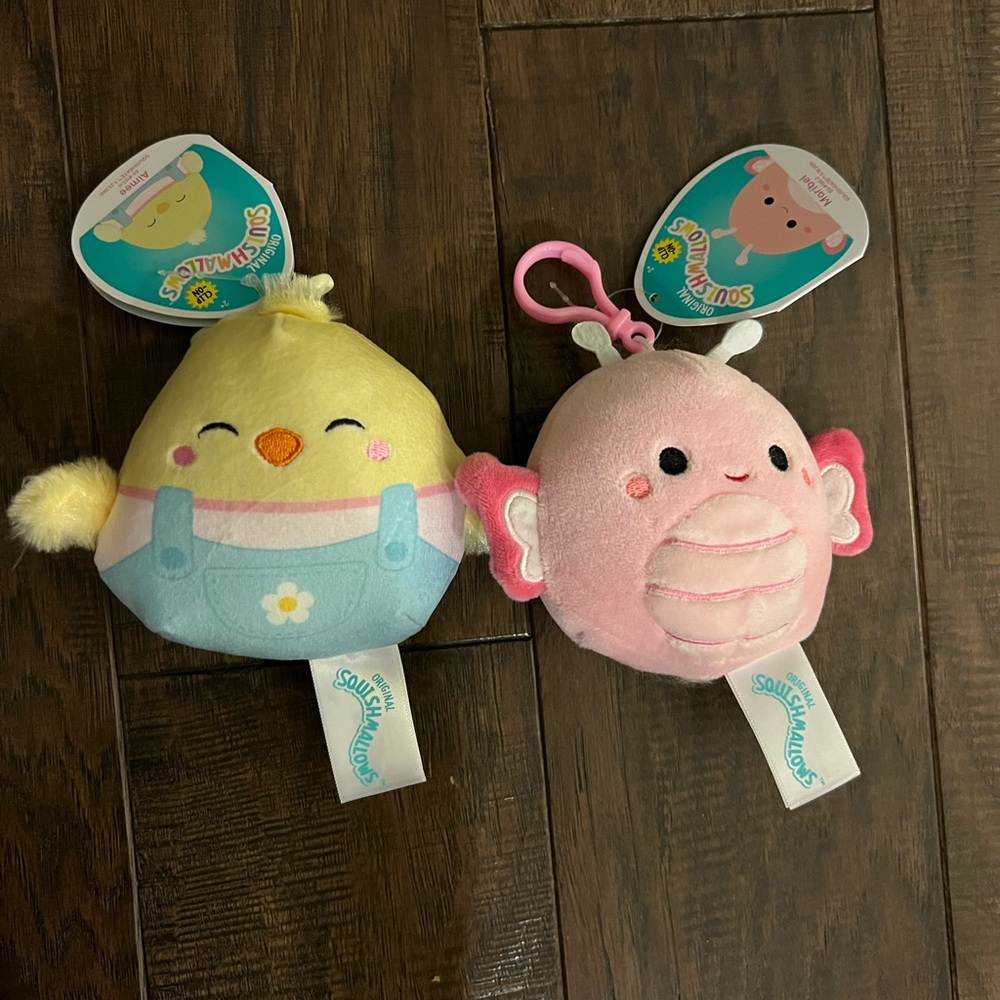 2 new clip squishmallow